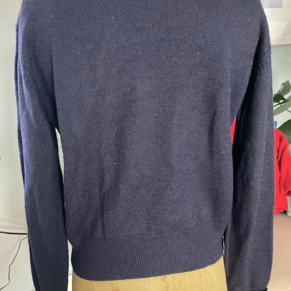 LIZ CLAIBORNE COLLECTION sweater in navy! - Picture 5 of 7